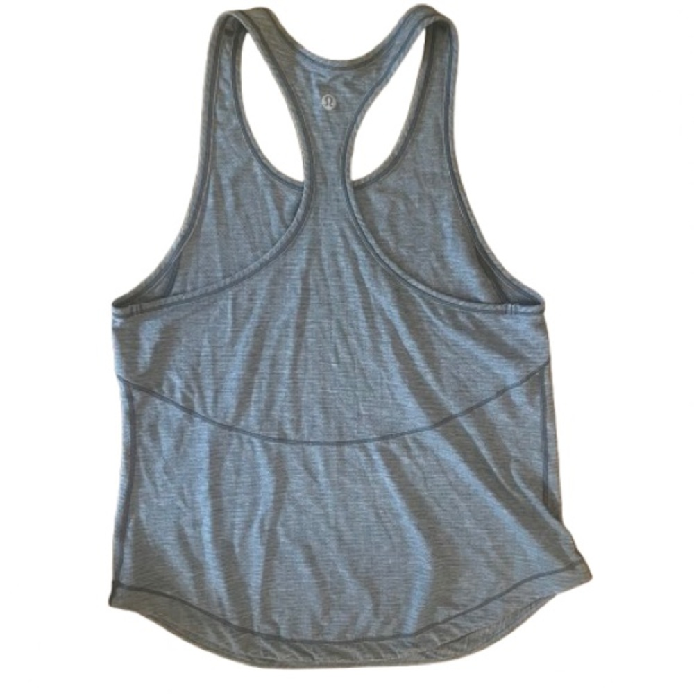 Lululemon Long Distance Tank Heathered Black / Black 8 - Picture 6 of 6